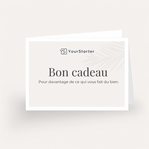 Bon cadeau YourStarter - version française