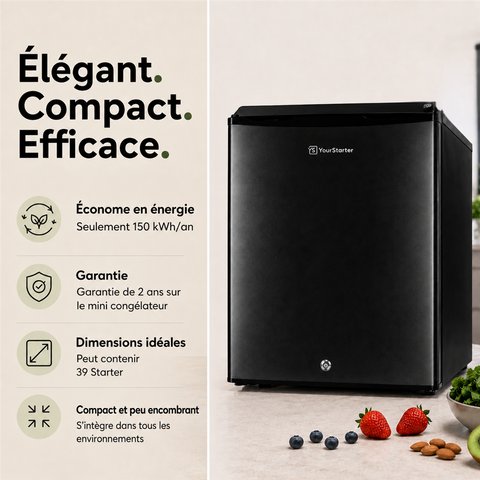 Mini-congélateur YourStarter - avantages