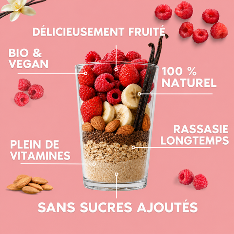Starter Framboise Vanille bénéfices - version française