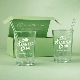 Le set de 2 verres Starter Club